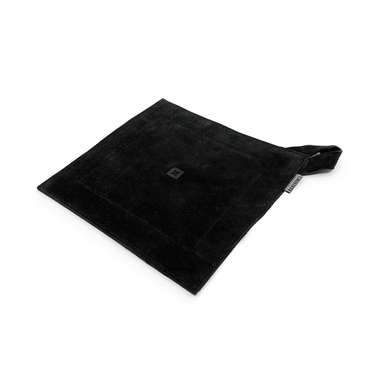 Barebones - Lederner Topfuntersetzer - Schwarzes Wildleder