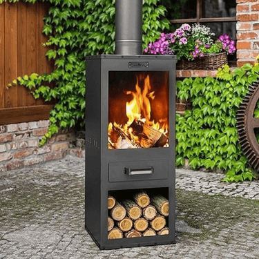 CookKing - Gartenkamin Rosa