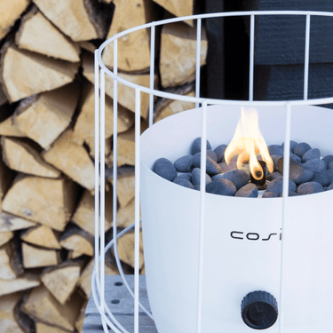 Cosi Fires - Cosiscoop Basket Gaslaterne weiß