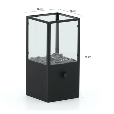 Cosi Fires - Cosiscoop Dome Gaslaterne Schwarz