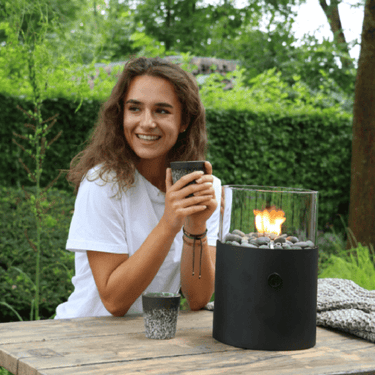 Cosi Fires - Cosiscoop XL Gaslaterne schwarz