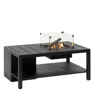 Cosi Fires - Feuertisch Cosiflow Recht Anthrazit (120 cm)