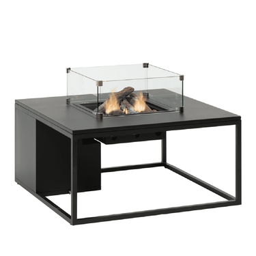 Cosi Fires - Feuertisch Cosiloft Black / Alu-Top (100 cm)