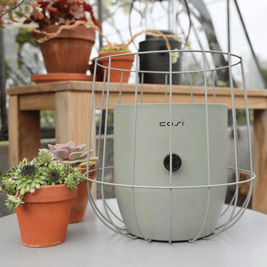 Cosi Fires – Cosiscoop Basket Gaslaterne Olivgrün