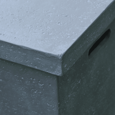 Elementi - Gasflaschenabdeckung Betonoptik quadratisch