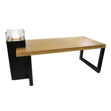 Enjoyfires - Feuertisch Teakholz 180 cm