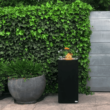 Enjoyfires - Feuersäule quadratisch mit Rollen