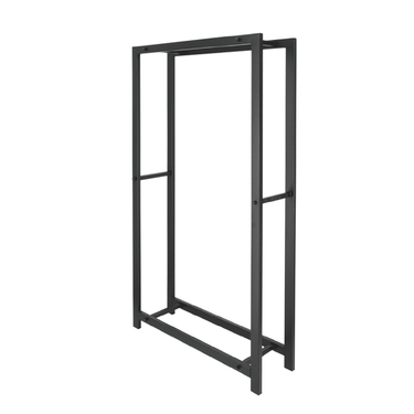 Esschert Design - Kaminholzregal-Set schwarz L - 2 Stück