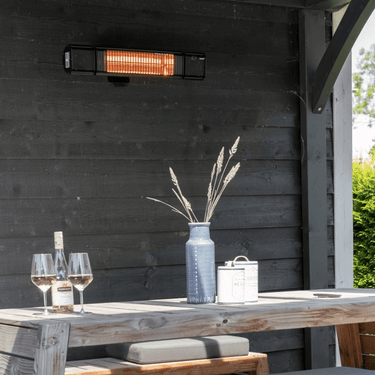 Eurom - Heat and Beat - Schwarz - Terrassenheizstrahler