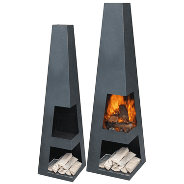 GardenmaxX - Gartenkamin Sanga XL Schwarz