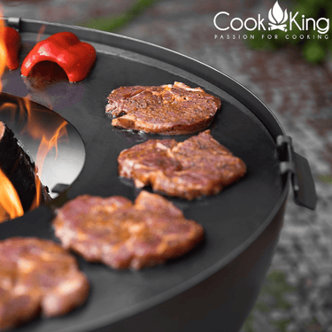 CookKing - Grillplatte mit Grillrost für Feuerschale 80 cm