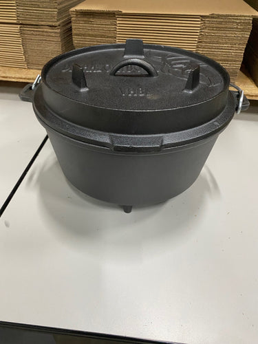 Zweite Wahl Valhal Outdoor - Dutch Oven 8L, mit Füßen - 196