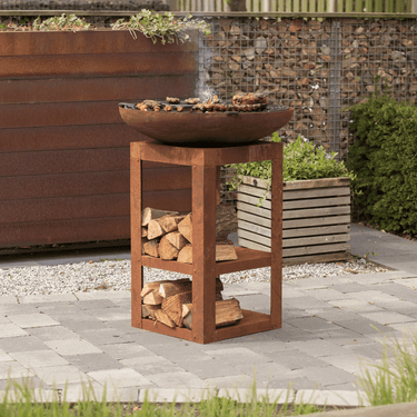 RedFire - Trinidad Barbecue Plancha mit Holzlagerung