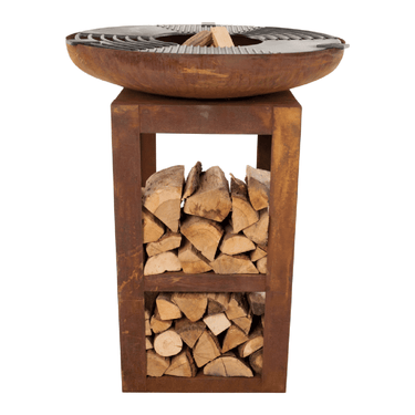 RedFire - Trinidad Barbecue Plancha mit Holzlagerung