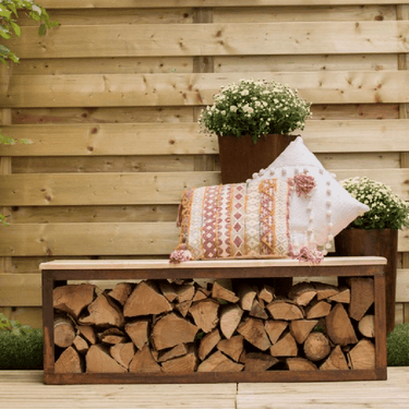 RedFire Holzlagerbank Tyr 120 cm