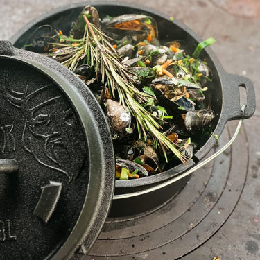 Dutch Oven 3,8L, ohne Füße - Valhal Outdoor