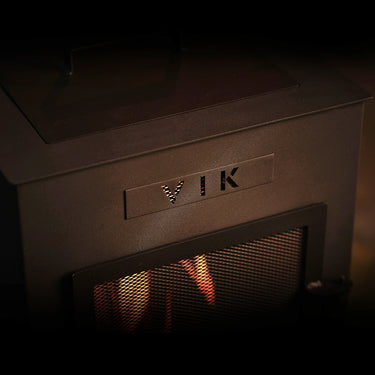 VIK - Hera Gartenkamin schwarz