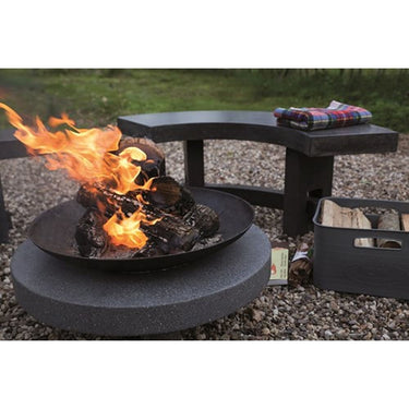 Beton-Feuerschale - Esschert Design