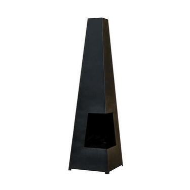 GardenmaxX - Chacana XL Gartenkamin schwarz