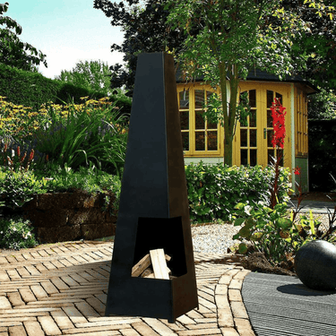 GardenmaxX - Chacana XL Gartenkamin schwarz