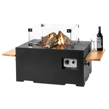 Cocoon Table - Rechteck klein schwarz
