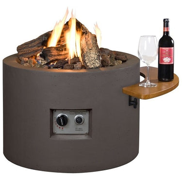 Cocoon Table - Rund braun