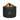 Cocoon Table - Rund Schwarz