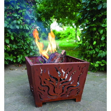 Esschert Design – Feuerkorb aus Cortenstahl 30 cm