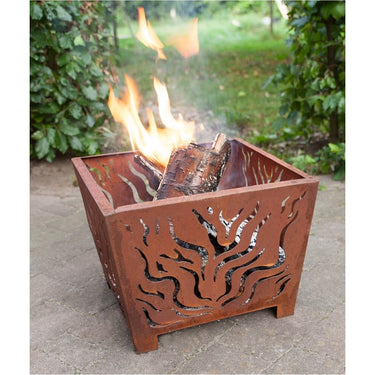Esschert Design – Feuerkorb aus Cortenstahl 30 cm