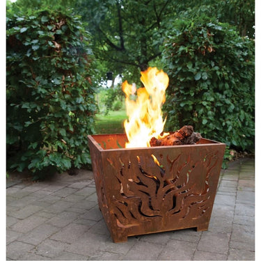 Esschert Design - Feuerkorb aus Corten 45 cm
