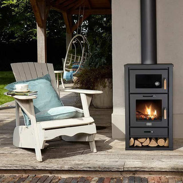 Livin' Flame - Holzofen Cosistove Major (mit Backofen)