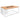 Cosi Fires - Feuertisch Cosiloft white / teak (120cm)