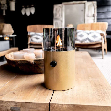 Cosi Fires - Cosiscoop Gaslaterne Original Gold Smoked