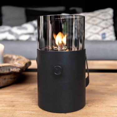 Cosi Fires – Cosiscoop Gaslaterne Original Black Smoked