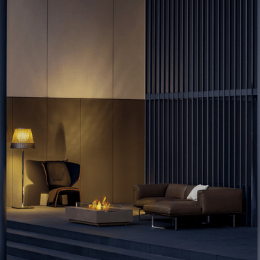 EcoSmart Fire - Cosmo 50 Teak-Feuertisch