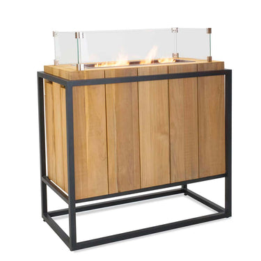 Cosi Fires - Cosiloft Divider schwarzer Rahmen / Teak (88cm)