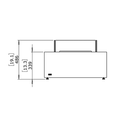 EcoSmart Fire - Base 30 Beton-Feuertisch