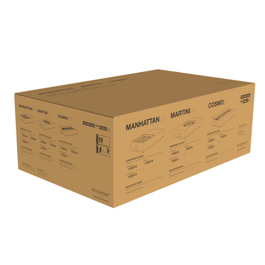 EcoSmart Fire - Manhattan Teak 50 Feuertisch
