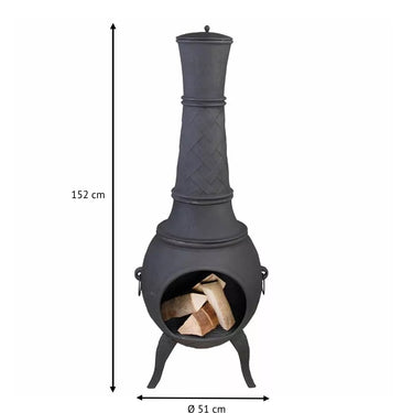 Gartenschornstein XL Antik (Ø 51 cm) Gusseisen - Esschert Design