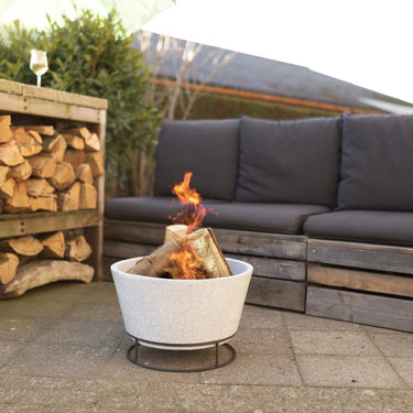 Esschert Design - Feuerschale Keramik Betonoptik