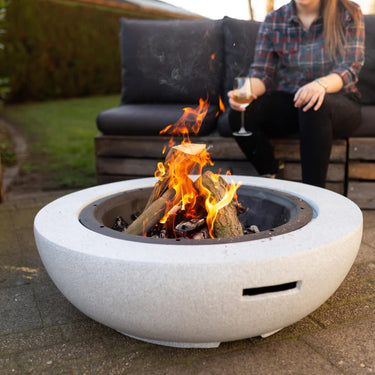 Esschert Design – Feuerschale Beton(optik) MGO L