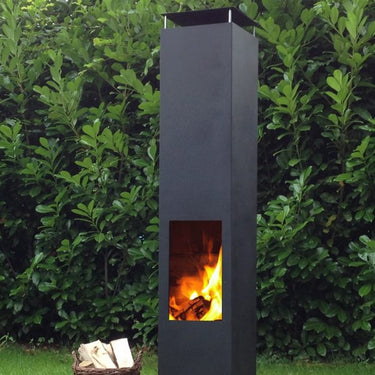 GardenmaxX - Gartenkamin Amayo XXL Schwarz
