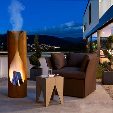 GardenmaxX - Gartenkamin Masaya Corten