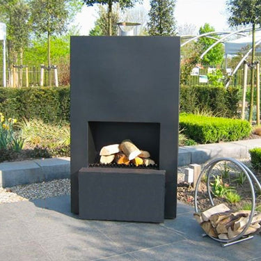 GardenmaxX - Gartenkamin Pinacate Schwarz