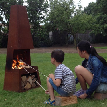 GardenmaxX – Gartenkamin Pular Corten