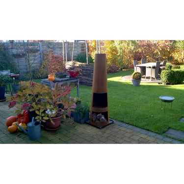 GardenmaxX - Gartenkamin Rengo Corten