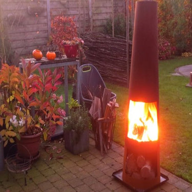 GardenmaxX - Gartenkamin Rengo XL Corten