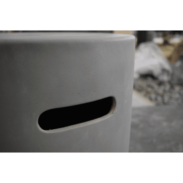 Elementi - Kleine Gasflaschenabdeckung Betonoptik Grau