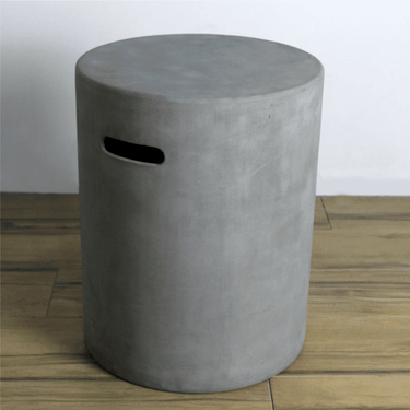 Elementi - Kleine Gasflaschenabdeckung Betonoptik Grau