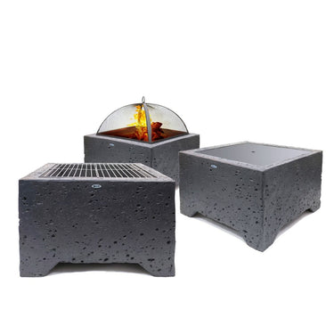 HEAT - Feuerkorb 3-in-1 Steinoptik